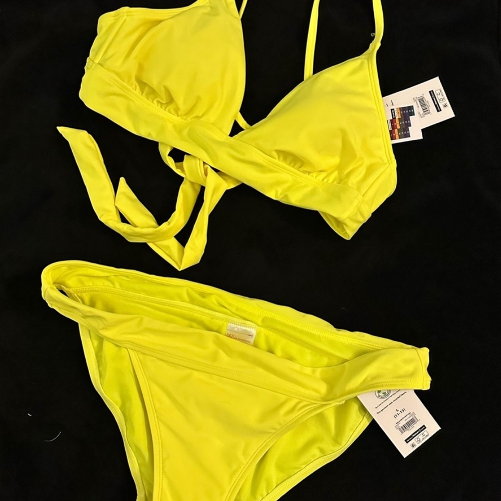 🚨🆕🚨BLACKBOUGH Neon Yellow Bikini Bottom Size Large